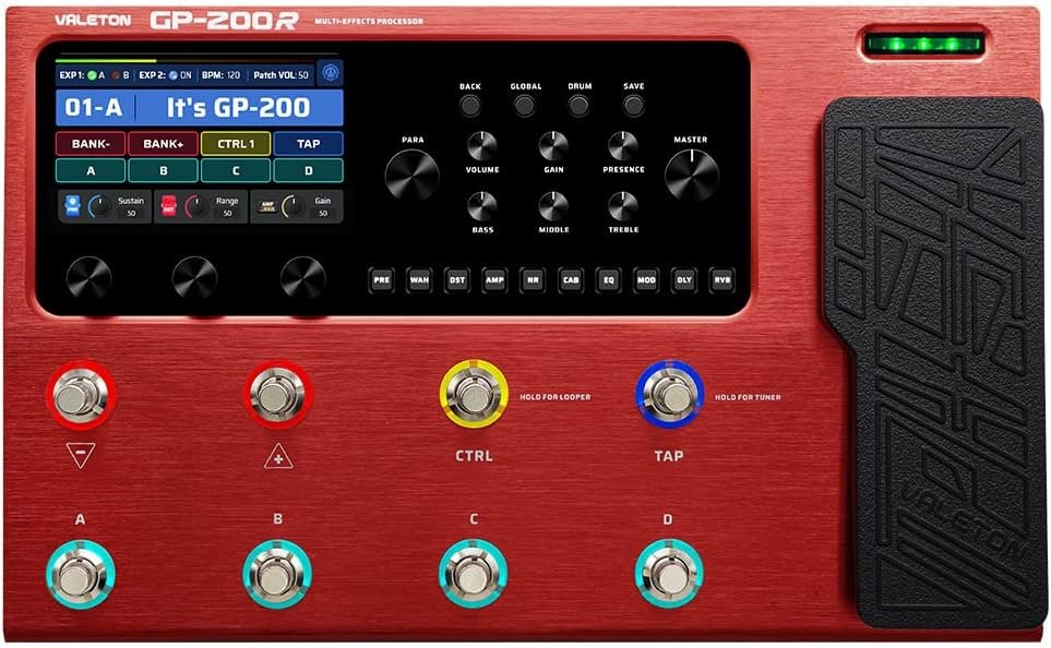 Exploring the Valeton GP-200R: A Comprehensive Guide to Multi-Effects Processing for Guitar and Bass