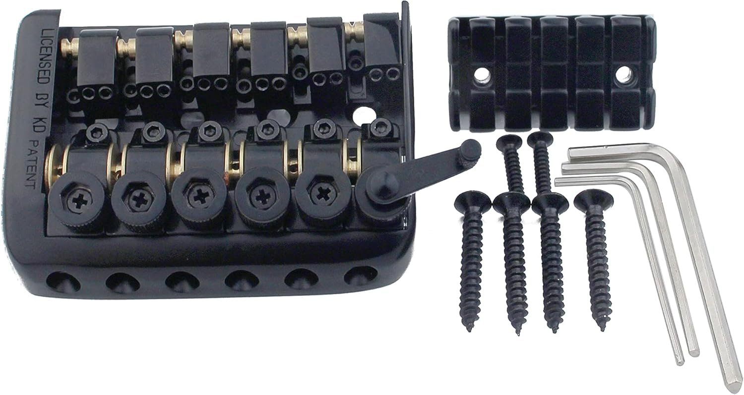 Exploring the 6 String Saddle Headless Guitar Bridge Tailpiece with Worm Involved String Device: The Ultimate Accessory for Headless Guitars