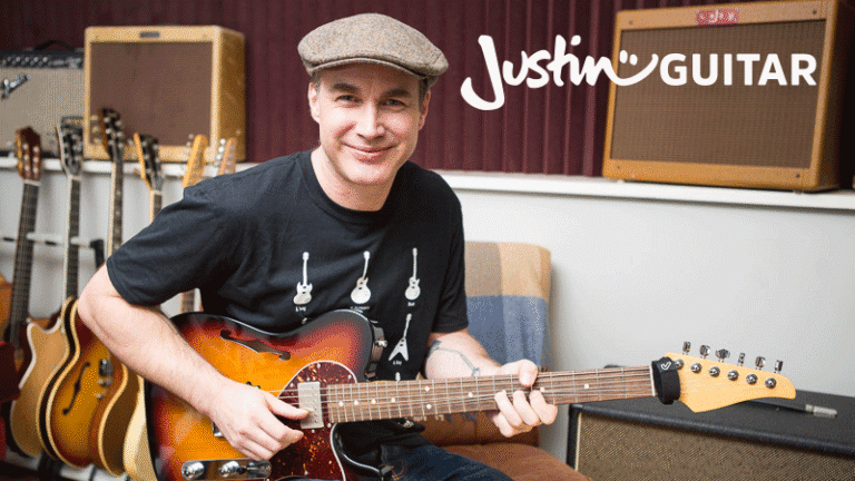 Free Guitar Lesson at justinguitar