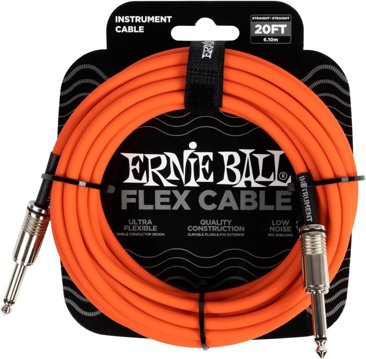 Unleashing Sound Quality: A Comprehensive Review of the Ernie Ball Flex Instrument Cable Straight/Straight 20ft – Orange