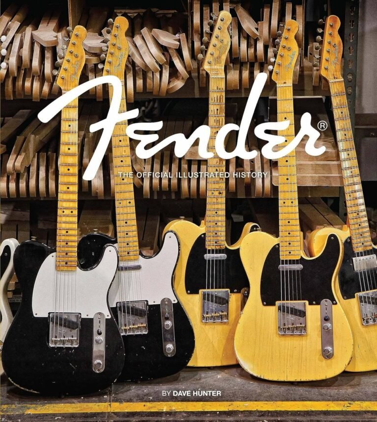 Fender: The Official Illustrated History Hardcover Book