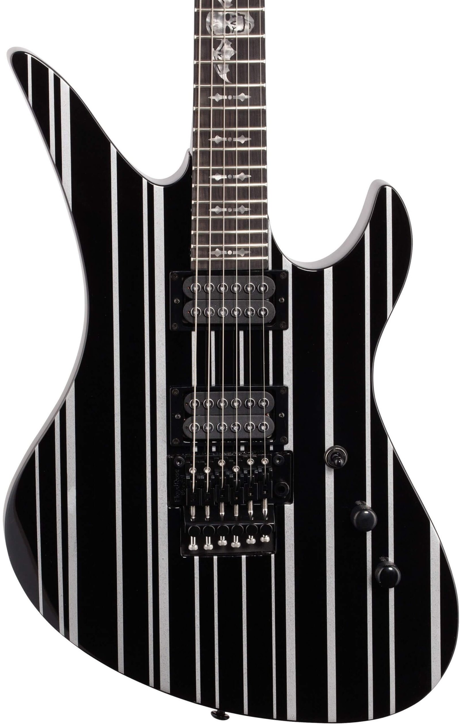 Schecter Synyster Gates Standard Electric Guitar, Black Silver Stripes