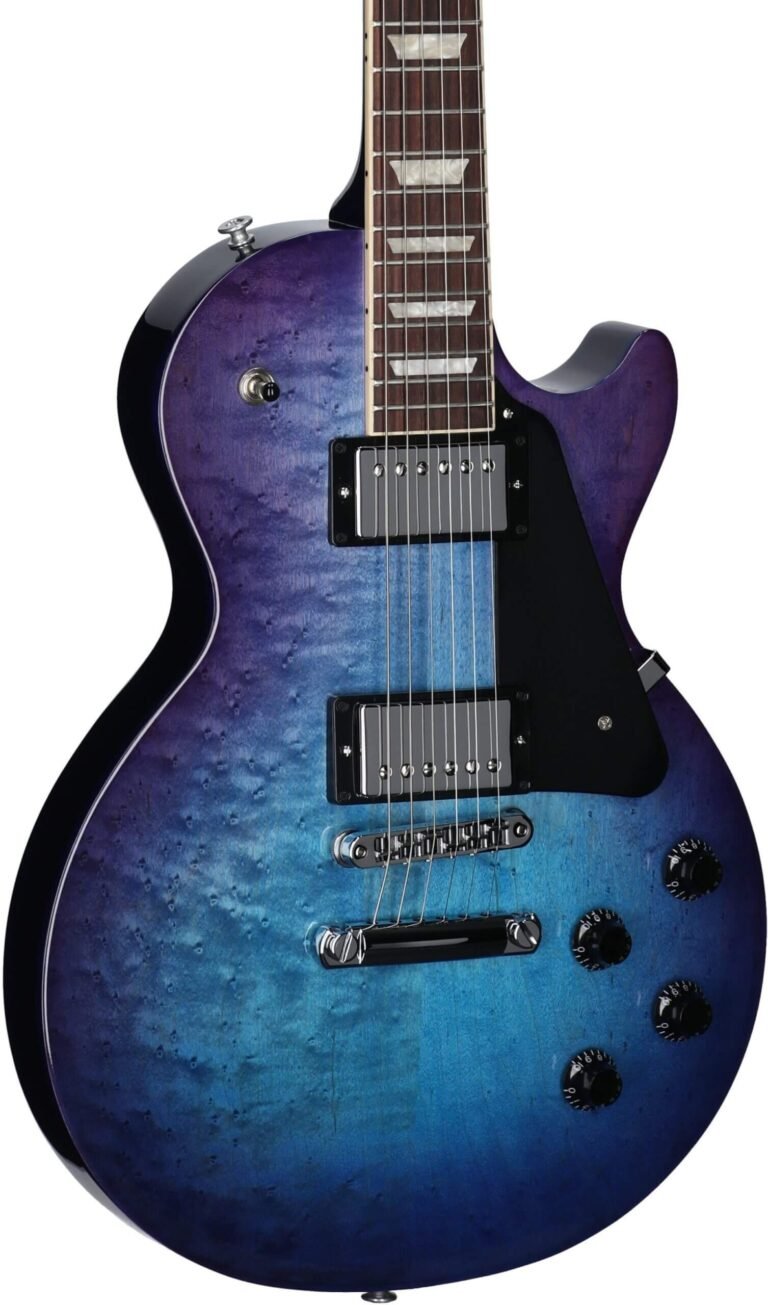 Gibson Les Paul Studio Electric Guitar (with Soft Case), Blueberry Burst