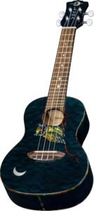 Luna Owl Concert Acoustic-Electric Ukulele with Gig Bag
