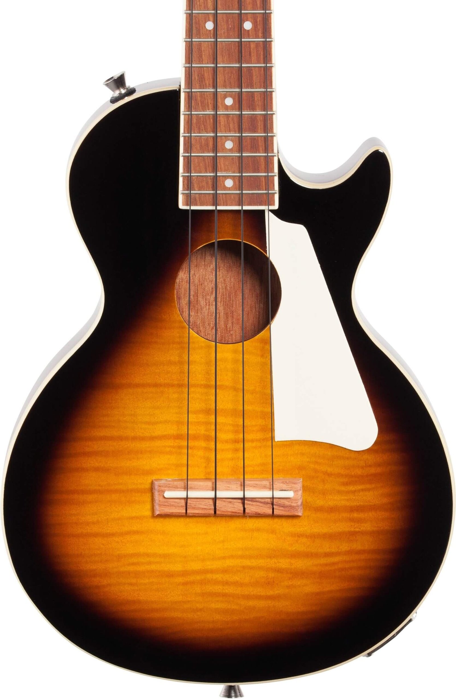 Epiphone Les Paul Tenor Acoustic-Electric Ukulele (with Gig Bag), Vintage Sunburst