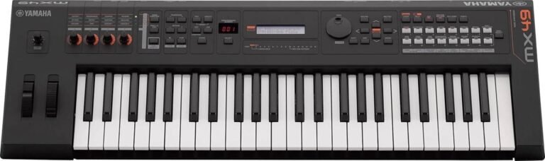 Yamaha MX Series 49-Key Music Production Synthesizer for Studio, Stage and Home, Motif Sound Engine, Lightweight Keyboard,