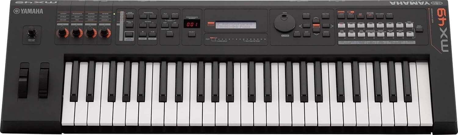 Yamaha MX Series 49-Key Music Production Synthesizer for Studio, Stage and Home, Motif Sound Engine, Lightweight Keyboard,