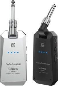 5.8Hz Guitar Wireless System Anti-Interference Instrument 4Channels Wireless Transmitter Receiver Digital Audio Cordless System Bass For Electric Guitars Bass