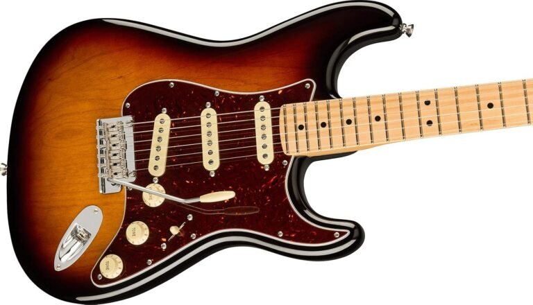 Fender American Professional II Stratocaster in 3 Color Sunburst with maple fingerboard