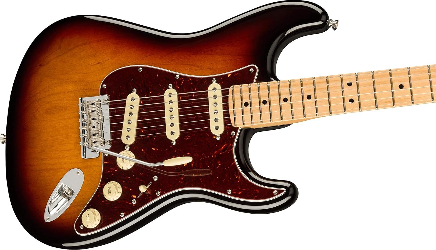 Fender American Professional II Stratocaster in 3 Color Sunburst with maple fingerboard