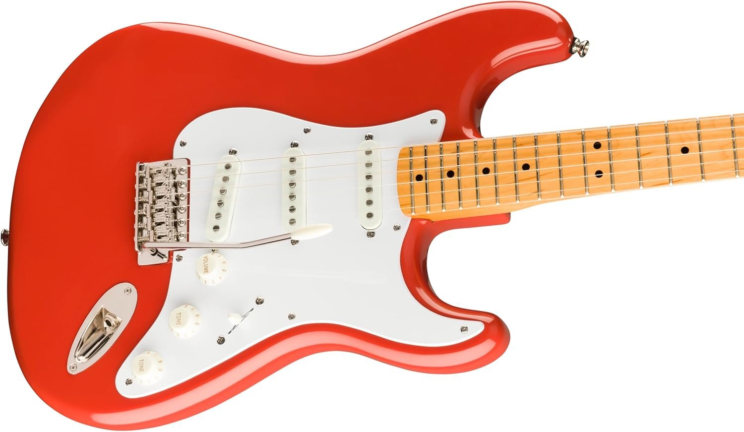 Fiesta Red Squier Classic Vibe '50s Stratocaster electric guitar