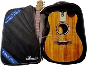 Journey Instruments OF882C collapsible acoustic-electric travel guitar with case