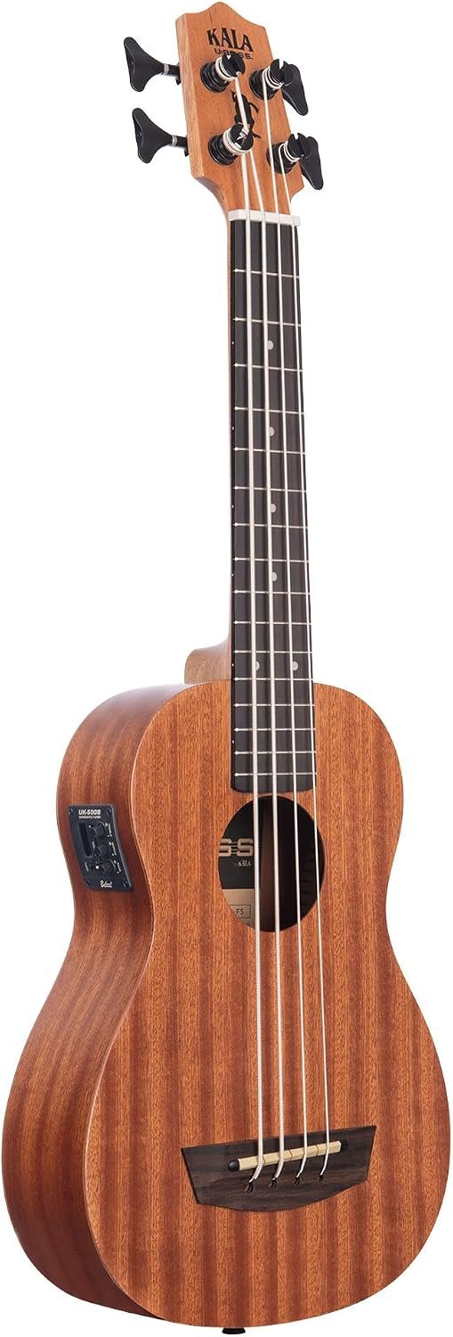 Kala Wanderer WNDR-FS acoustic-electric U-Bass in natural mahogany finish