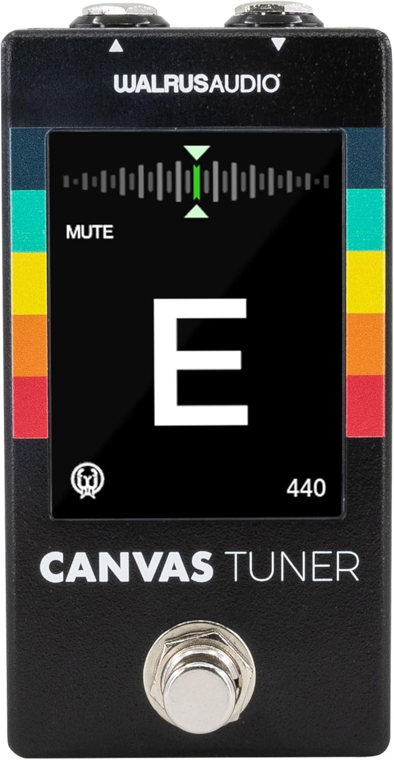 Walrus Audio Canvas Tuner guitar pedal with colour LCD display